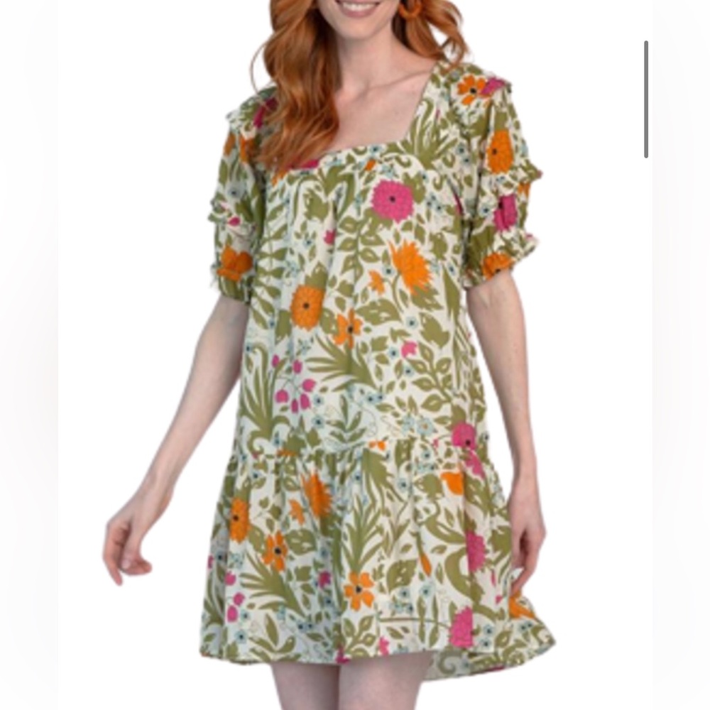Olivia James Sophie Dress, Cottage Vine, Large